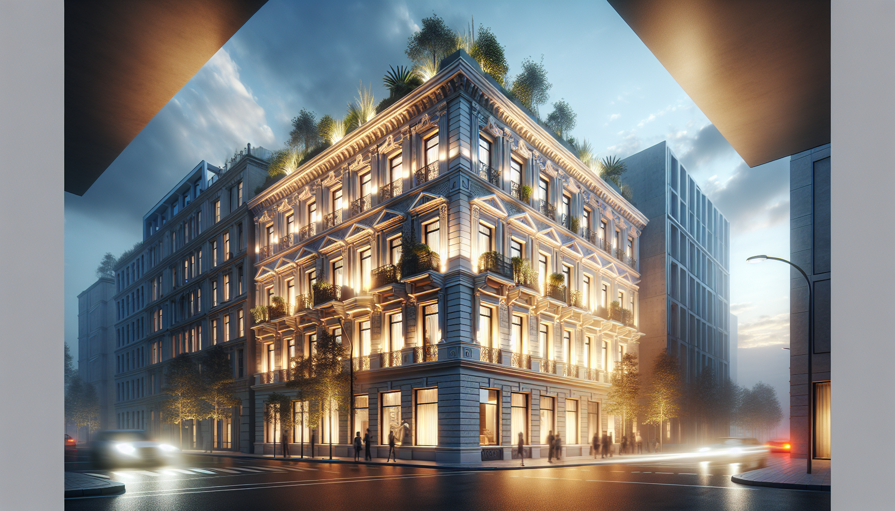 Transform Your Facade with Creative Lighting - rénovation façade extérieure