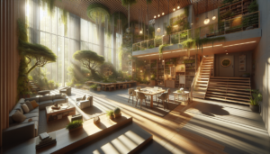 A professional, high-quality photograph showing Transformez Votre Habitat : Les Fondements de la Rénovation Écologique. Natural lighting, realistic scene, photorealistic style. Wide angle shot, 16:9 aspect ratio. Professional photography, detailed, high resolution. Context: rénovation. NO text, NO watermarks, NO logos. Clean, professional image.