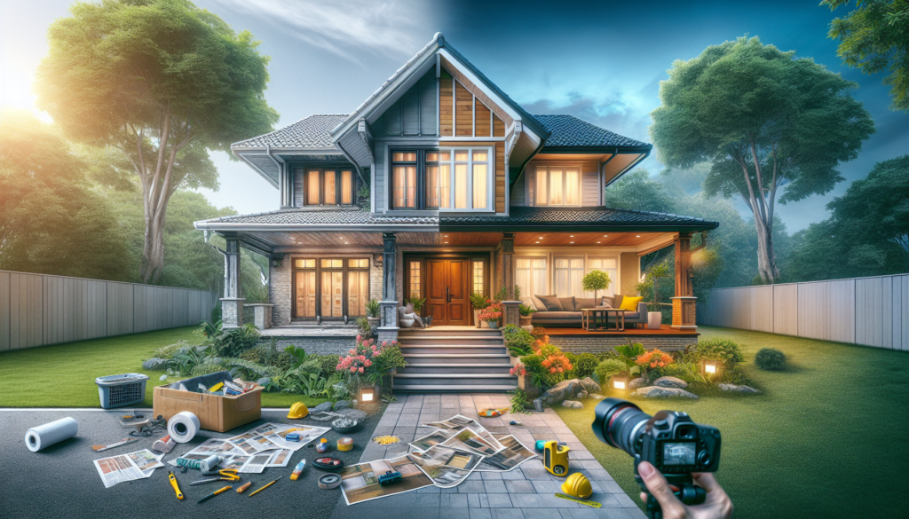 A professional, high-quality photograph showing Transformez Votre Maison avec une Rénovation Façade Extérieure. Natural lighting, realistic scene, photorealistic style. Wide angle shot, 16:9 aspect ratio. Professional photography, detailed, high resolution. Context: rénovation façade extérieure. NO text, NO watermarks, NO logos. Clean, professional image.